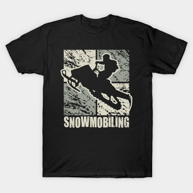 Snowmobiling Stunt Art T-Shirt by OffRoadStyles